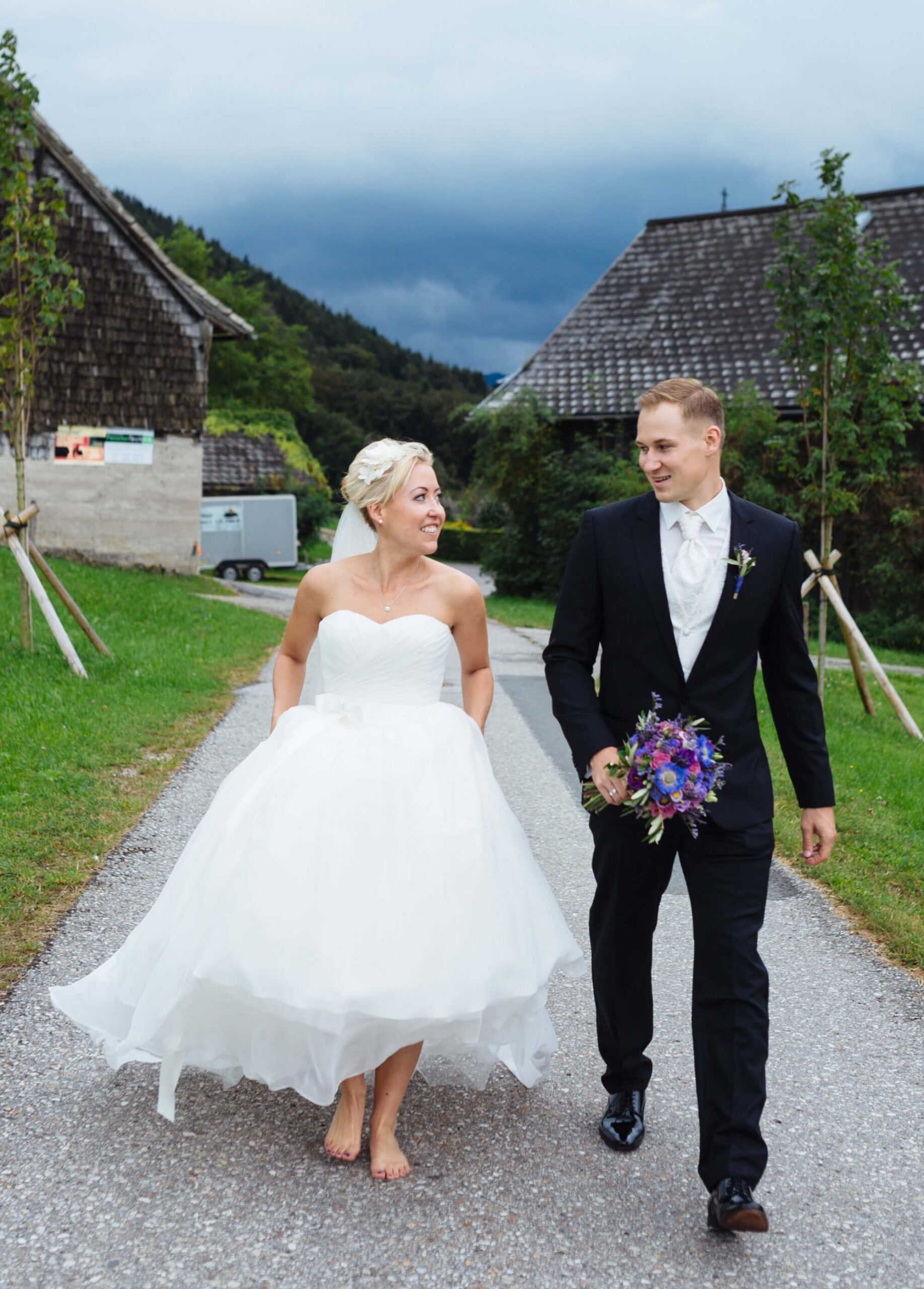 Heiraten am Fuschlsee in den Berge in Österreich