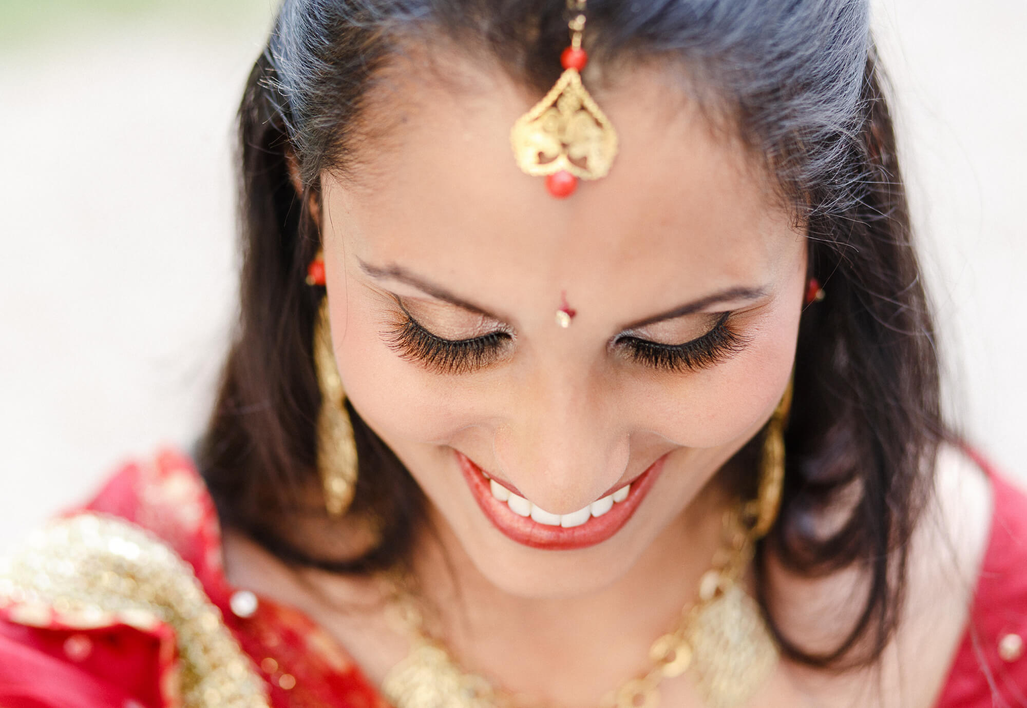 Kopfschmuck eier moderne indische Hochzeit.