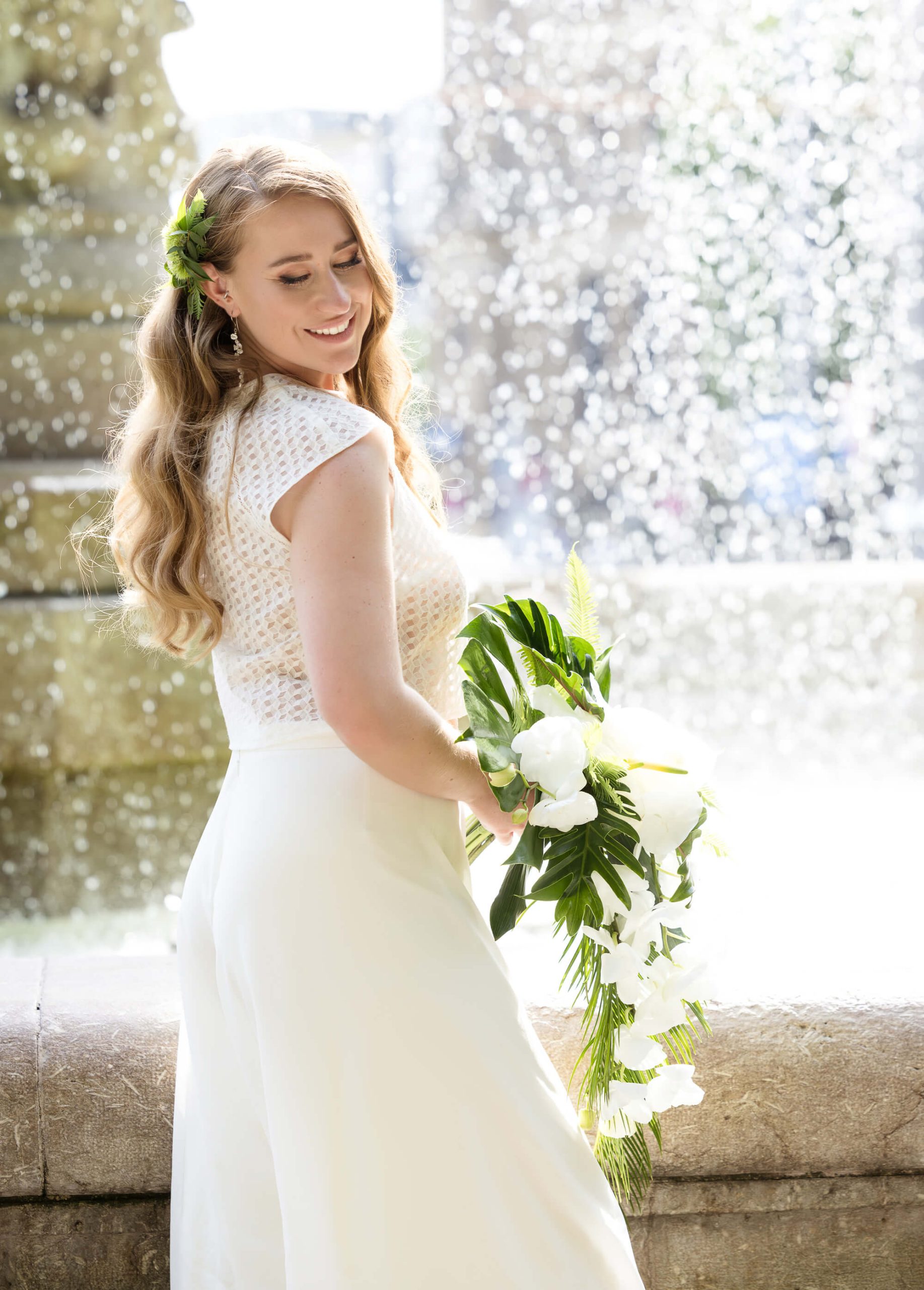 Nachhaltig heiraten - Brautkleid als Zweiteiler